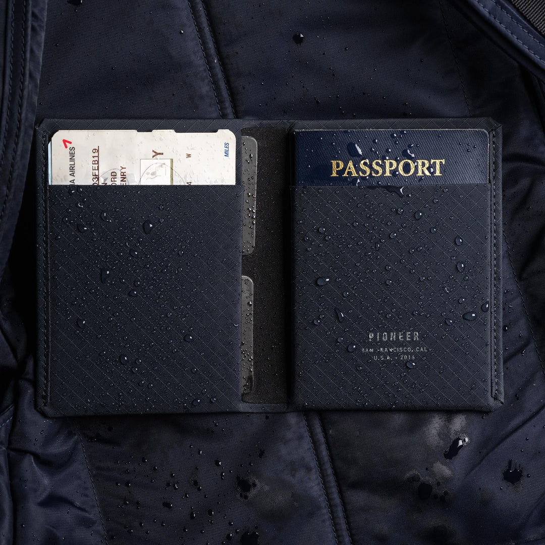 Passport Wallet - Pioneer Carry #color_navy-3xd