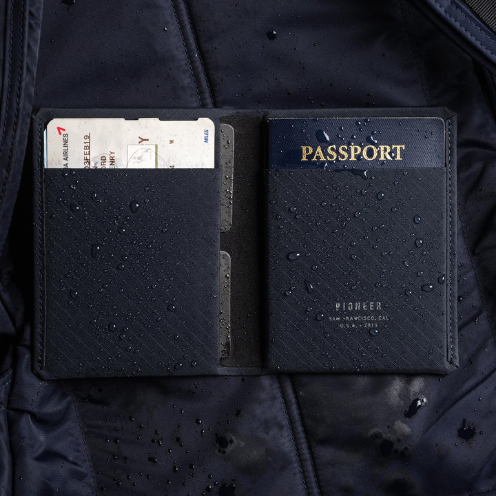Passport Wallet - Pioneer Carry #color_navy-3xd